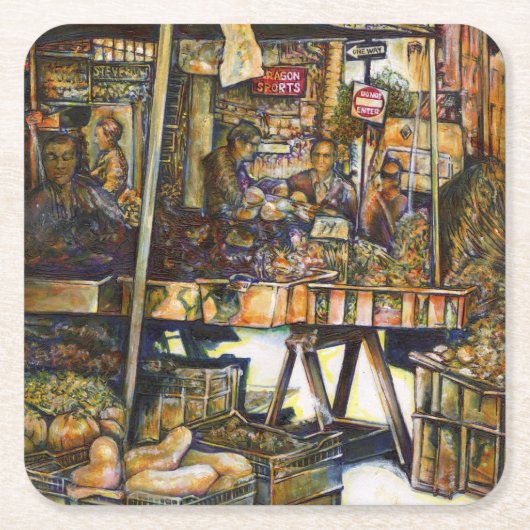 Dessous-de-verre Carré En Papier Rend la créativité plus éclatante (Devant)