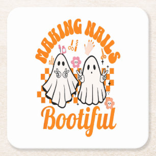 Dessous-de-verre Carré En Papier Rendre les ongles Bootiful Halloween