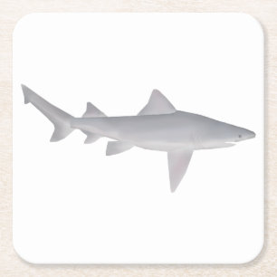 Dessous-de-verre Carré En Papier Requin à bec
