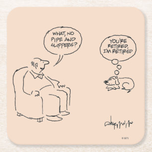 Dessous-de-verre Carré En Papier Retiré