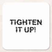 DESSOUS-DE-VERRE CARRÉ EN PAPIER RETIREZ-LE ! (Devant)