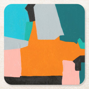 Dessous-de-verre Carré En Papier Réunification