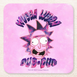 Dessous-de-verre Carré En Papier RICK ET MORTY™ Dub-Dub Lubba