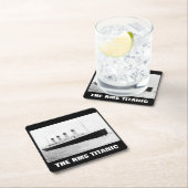 Dessous-de-verre Carré En Papier RMS Titanic Passenger Liner (En situation)