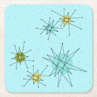 Robin's Oeuf Blue Starbursts Dessous de verre de p
