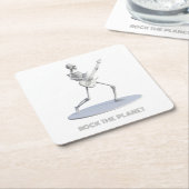 Dessous-de-verre Carré En Papier Rock The Planet (Incliné)