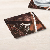 Dessous-de-verre Carré En Papier Ronin (Incliné)