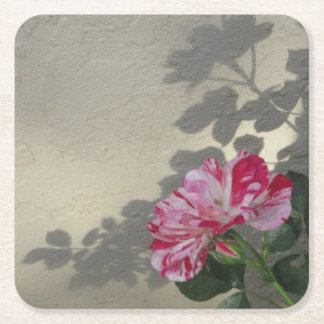 Dessous-de-verre Carré En Papier Rose Avant-garde et Ombre
