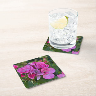 Dessous-de-verre Carré En Papier Rose rose lavande