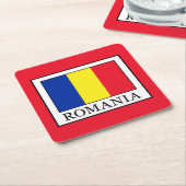 Dessous-de-verre Carré En Papier Roumanie (Incliné)