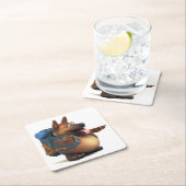 Dessous-de-verre Carré En Papier Routpacker GS (En situation)