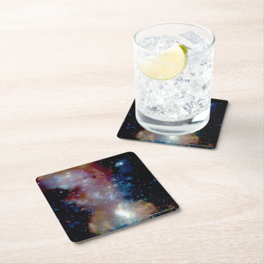 Dessous-de-verre Carré En Papier Sagittaire A (En situation)