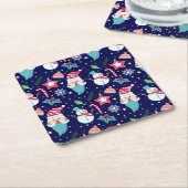 Dessous-de-verre Carré En Papier Saison Festive (Incliné)