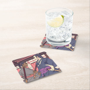 Dessous-de-verre Carré En Papier samouraï