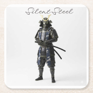 Dessous-de-verre Carré En Papier Samurai drink coaster