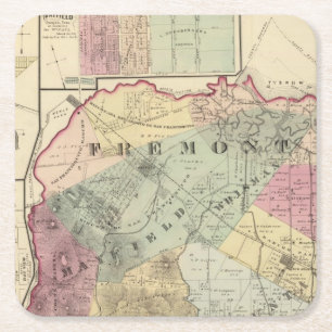 Dessous-de-verre Carré En Papier Santa Clara Co 1