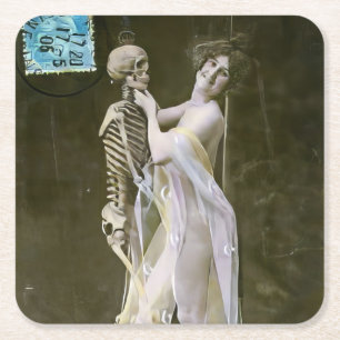 Dessous-de-verre Carré En Papier Sauvez la Dernière danse pour moi