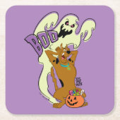 Dessous-de-verre Carré En Papier Scooby-Doo | Scooby-Doo Boo (Devant)