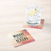 Dessous-de-verre Carré En Papier Se balader sans raison (En situation)