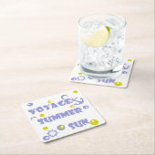 Dessous-de-verre Carré En Papier Sea, travel (En situation)