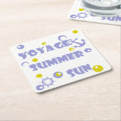 Dessous-de-verre Carré En Papier Sea, travel (Incliné)