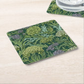 Dessous-de-verre Carré En Papier Seamless William Morris style floral pattern (Incliné)