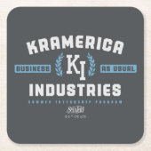 Dessous-de-verre Carré En Papier Seinfeld | Kramerica Industries (Devant)