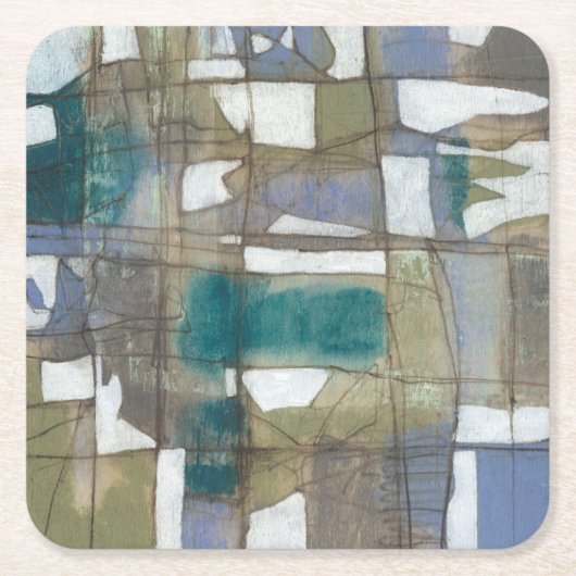 Dessous-de-verre Carré En Papier Sélection arbitraire I (Devant)