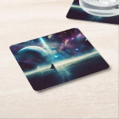 Dessous-de-verre Carré En Papier SF - Opéra spatial 1 (Incliné)