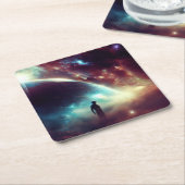 Dessous-de-verre Carré En Papier SF - Opéra spatial 4 (Incliné)