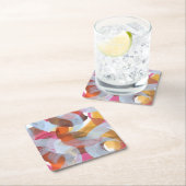 Dessous-de-verre Carré En Papier Sherbert I (En situation)