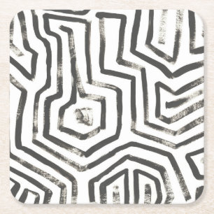 Dessous-de-verre Carré En Papier Signaux mixtes V