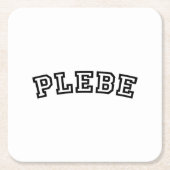 DESSOUS-DE-VERRE CARRÉ EN PAPIER S'IL TE PLAÎT (Devant)