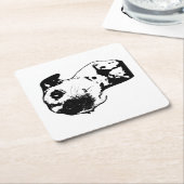 Dessous-de-verre Carré En Papier Sip, ne pas stresser (Incliné)