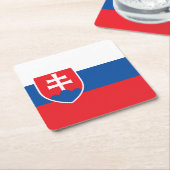 Dessous-de-verre Carré En Papier Slovakia Flag (Incliné)