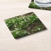 Dessous-de-verre Carré En Papier Snowdrops (Incliné)