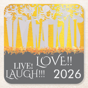 DESSOUS-DE-VERRE CARRÉ EN PAPIER SOLEIL ! ENSOLEILLEMENT! VACANCES À CENTRAL PARK !