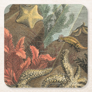 Dessous-de-verre Carré En Papier Sous la mer