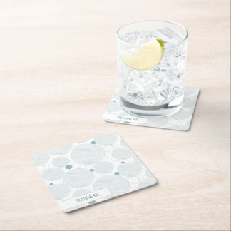 Dessous-de-verre Carré En Papier Sous-verres Ocean Aqua Waves