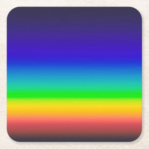 Dessous-de-verre Carré En Papier spectre solaire réel