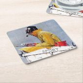 Dessous-de-verre Carré En Papier Sport (Incliné)