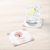 Dessous-de-verre Carré En Papier Spring Tree Easter Egg Hunt (En situation)