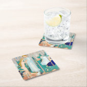 Dessous-de-verre Carré En Papier Springtime, Maurice Denis (En situation)