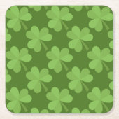 Dessous-de-verre Carré En Papier St Patrick Shamrock Irlande Irlande Irlande Clover (Devant)