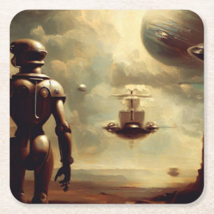 Dessous-de-verre Carré En Papier Style Masters italien SF 2