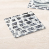 Dessous-de-verre Carré En Papier Stylet - Squales (Incliné)