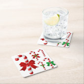 Dessous-de-verre Carré En Papier Sucres de canne (En situation)