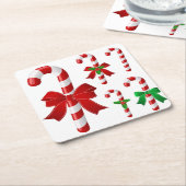 Dessous-de-verre Carré En Papier Sucres de canne (Incliné)