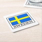 Dessous-de-verre Carré En Papier Suède (Incliné)