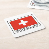 Dessous-de-verre Carré En Papier Suisse (Incliné)